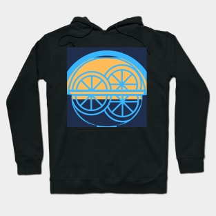 Wheels turning design Hoodie